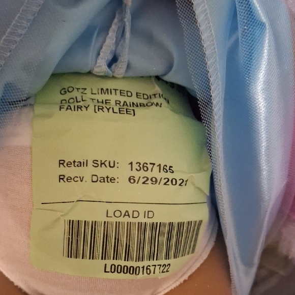 Pottery Barn Kids Limited Edition Rainbow Fairy Gotz Rylee Doll - Picture 8 of 12